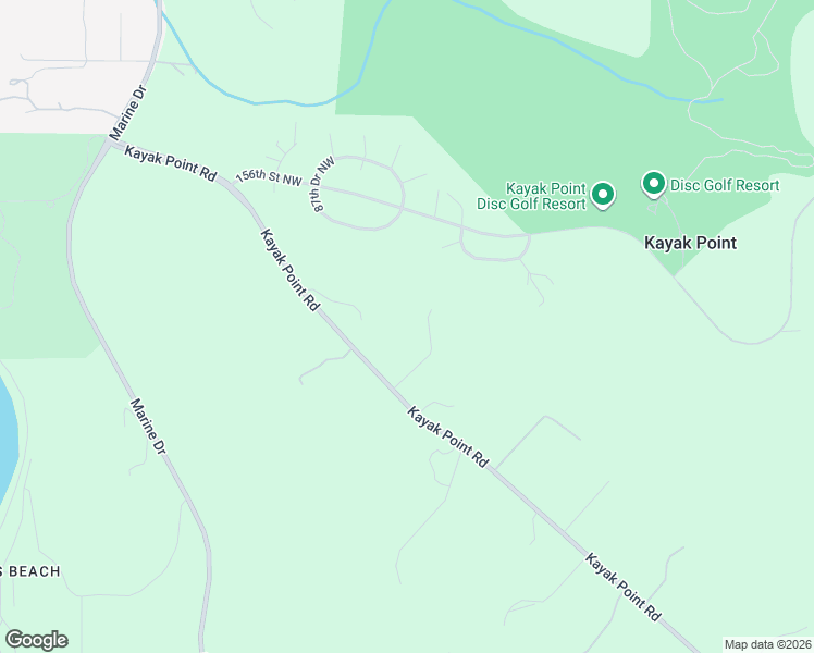 map of restaurants, bars, coffee shops, grocery stores, and more near 14819 Kayak Point Road in Stanwood
