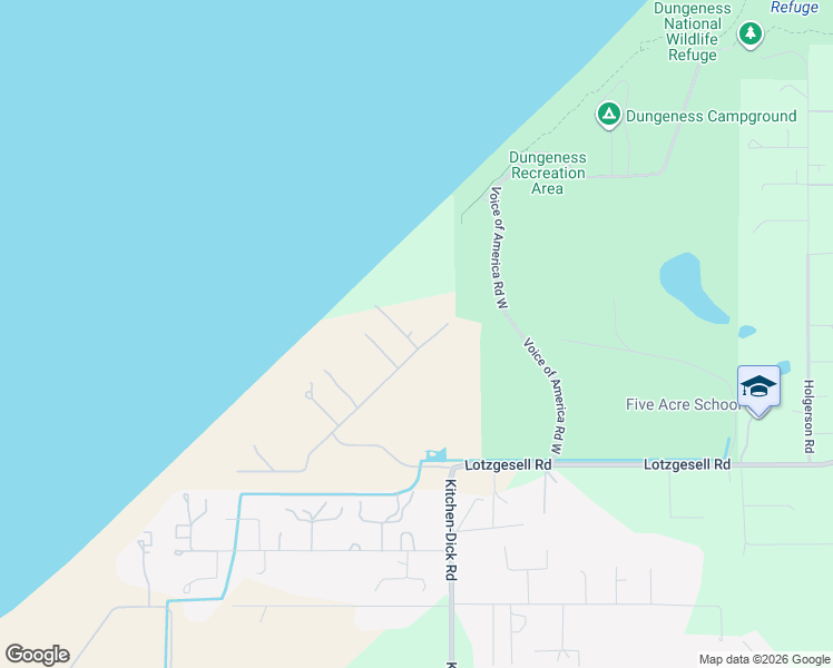 map of restaurants, bars, coffee shops, grocery stores, and more near 242 Tyler View Place in Sequim