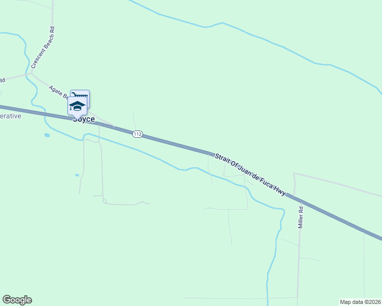 map of restaurants, bars, coffee shops, grocery stores, and more near 51394 Washington 112 in Port Angeles