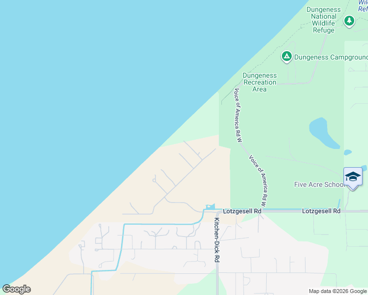 map of restaurants, bars, coffee shops, grocery stores, and more near 310 Tyler View Place in Sequim