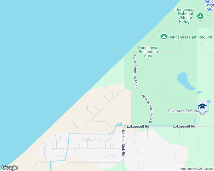 map of restaurants, bars, coffee shops, grocery stores, and more near 310 Tyler View Place in Sequim