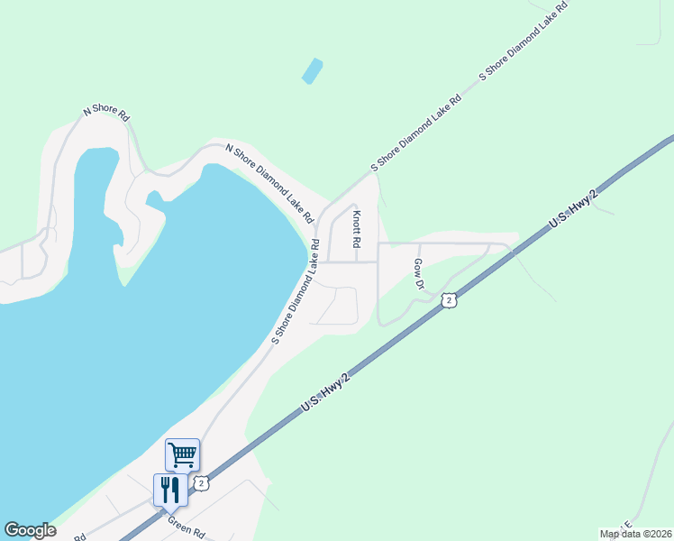 map of restaurants, bars, coffee shops, grocery stores, and more near 41 Woodard Road in Newport