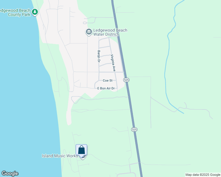 map of restaurants, bars, coffee shops, grocery stores, and more near 385 Bon Air Dr in Coupeville