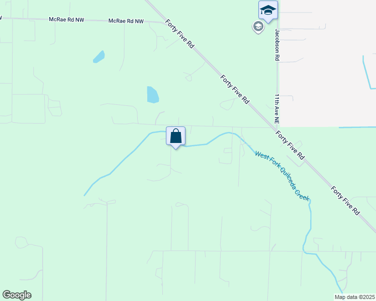 map of restaurants, bars, coffee shops, grocery stores, and more near 606 156th Street Northeast in Arlington