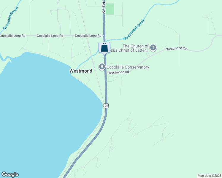 map of restaurants, bars, coffee shops, grocery stores, and more near 88 Westmond Road in Sagle