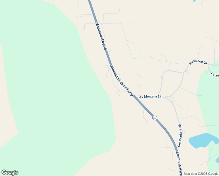 map of restaurants, bars, coffee shops, grocery stores, and more near 6100 Highway 35 in Bigfork