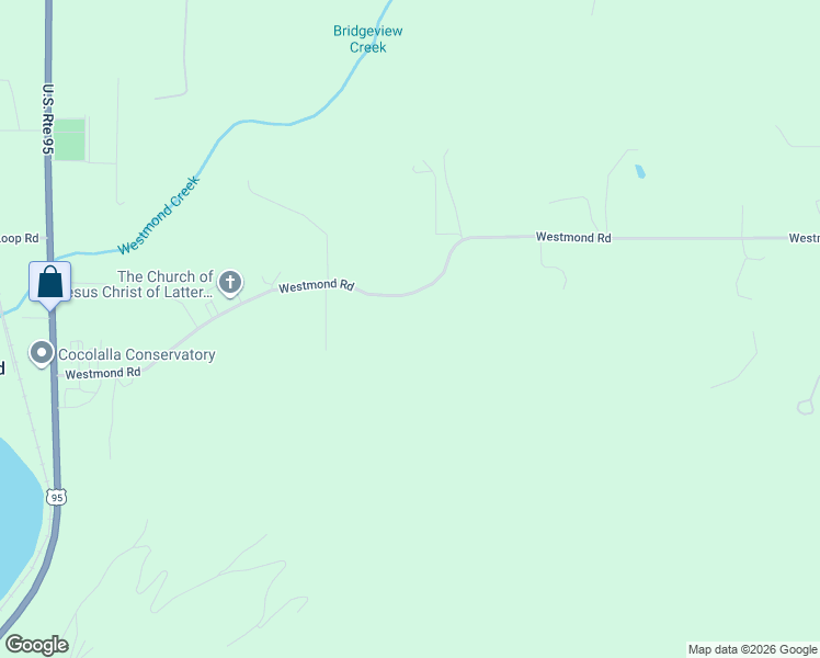 map of restaurants, bars, coffee shops, grocery stores, and more near 672 Westmond Road in Cocolalla