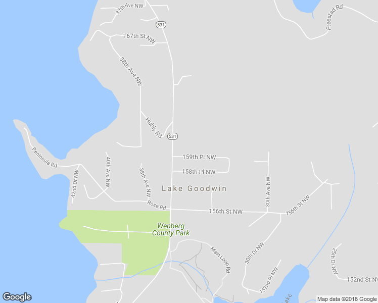 map of restaurants, bars, coffee shops, grocery stores, and more near 3431 159th Place Northwest in Stanwood