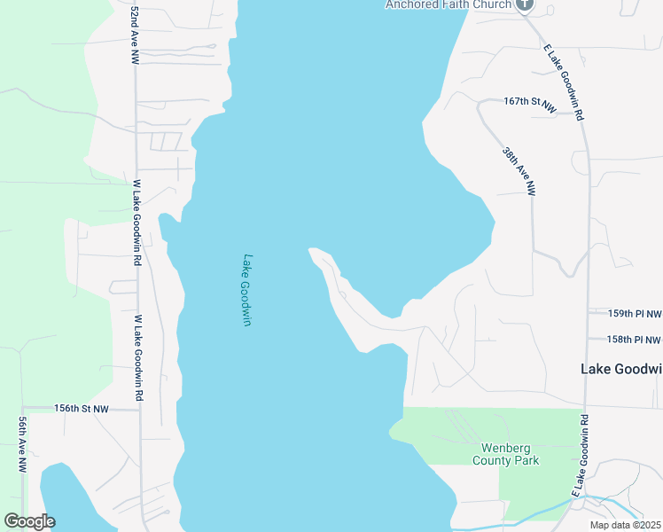 map of restaurants, bars, coffee shops, grocery stores, and more near 16103 Peninsula Road in Stanwood