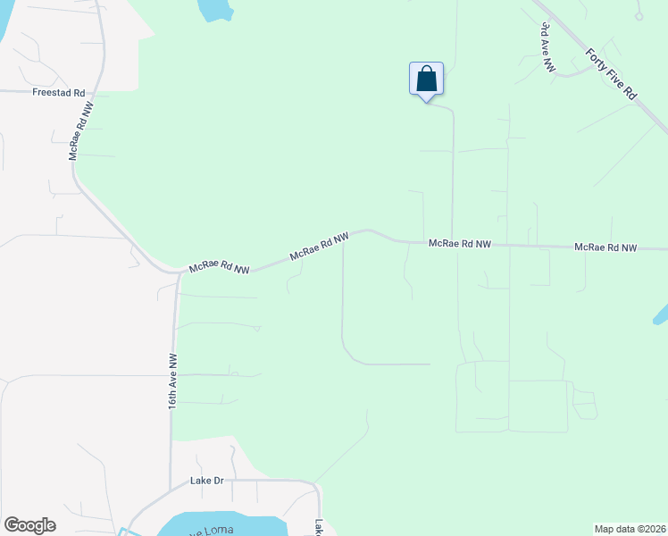 map of restaurants, bars, coffee shops, grocery stores, and more near 1026 McRae Road Northwest in Arlington