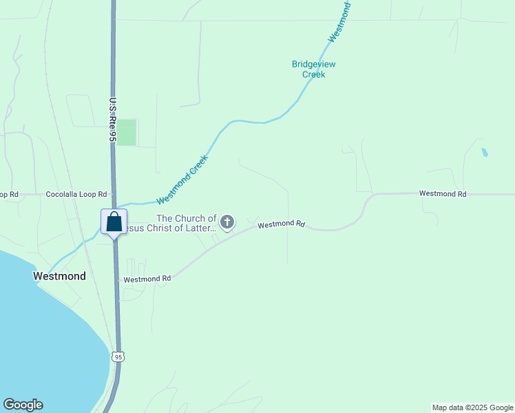 map of restaurants, bars, coffee shops, grocery stores, and more near 435 Westmond Road in Cocolalla