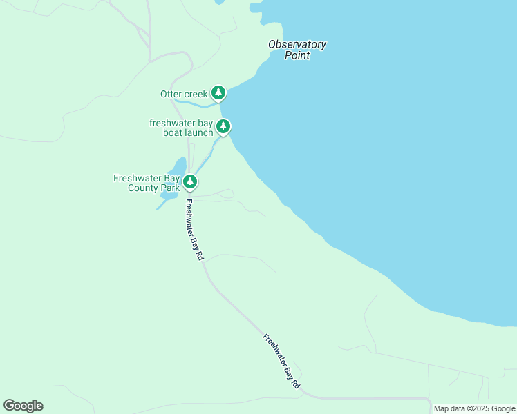 map of restaurants, bars, coffee shops, grocery stores, and more near 2298 Freshwater Bay Road in Port Angeles