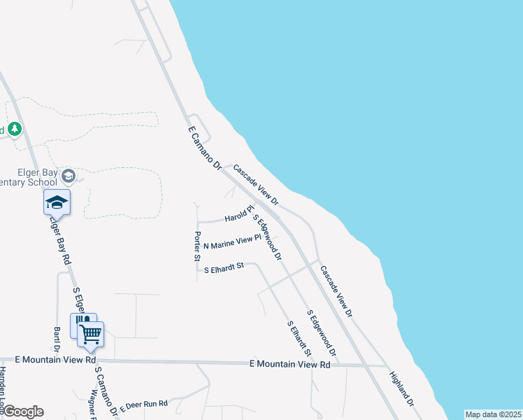 map of restaurants, bars, coffee shops, grocery stores, and more near 1818 East Camano Drive in Camano