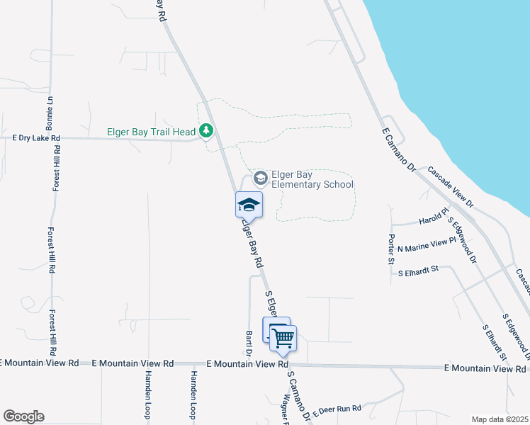 map of restaurants, bars, coffee shops, grocery stores, and more near 1810 Elger Bay Road in Camano Island