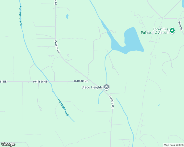 map of restaurants, bars, coffee shops, grocery stores, and more near 16429 103rd Drive Northeast in Arlington