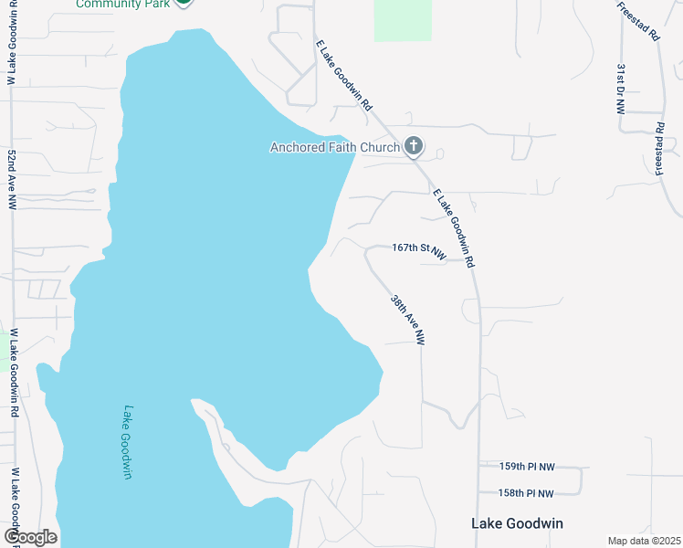 map of restaurants, bars, coffee shops, grocery stores, and more near 16530 38th Avenue Northwest in Stanwood