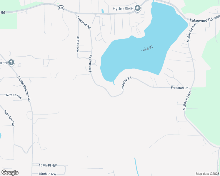 map of restaurants, bars, coffee shops, grocery stores, and more near 2725 Freestad Road in Arlington