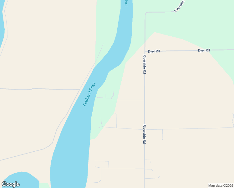 map of restaurants, bars, coffee shops, grocery stores, and more near 1322 Riverside Road in Bigfork