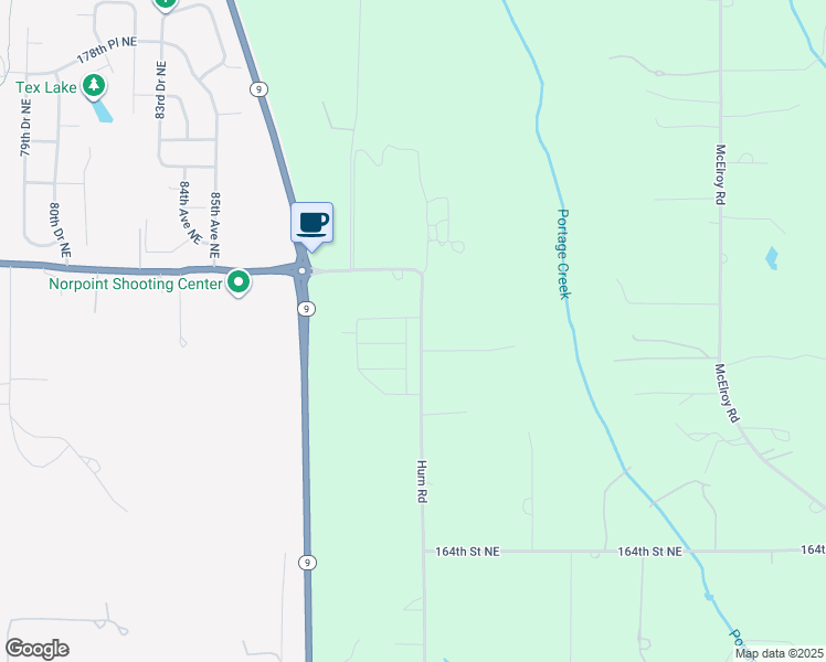 map of restaurants, bars, coffee shops, grocery stores, and more near 17015 91st Drive Northeast in Arlington