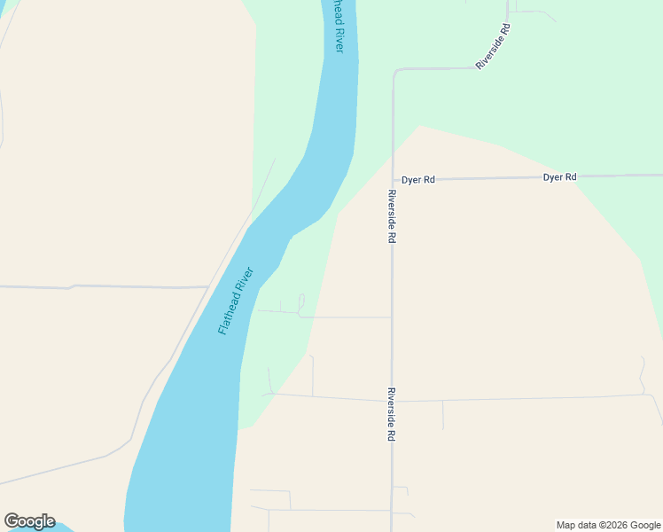 map of restaurants, bars, coffee shops, grocery stores, and more near 1322 Riverside Road in Bigfork
