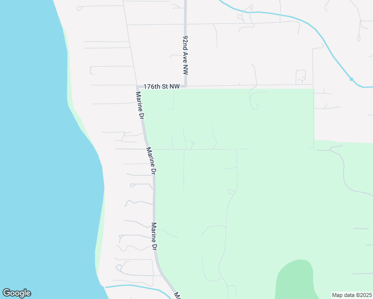 map of restaurants, bars, coffee shops, grocery stores, and more near 9221 Lindholm Street in Stanwood