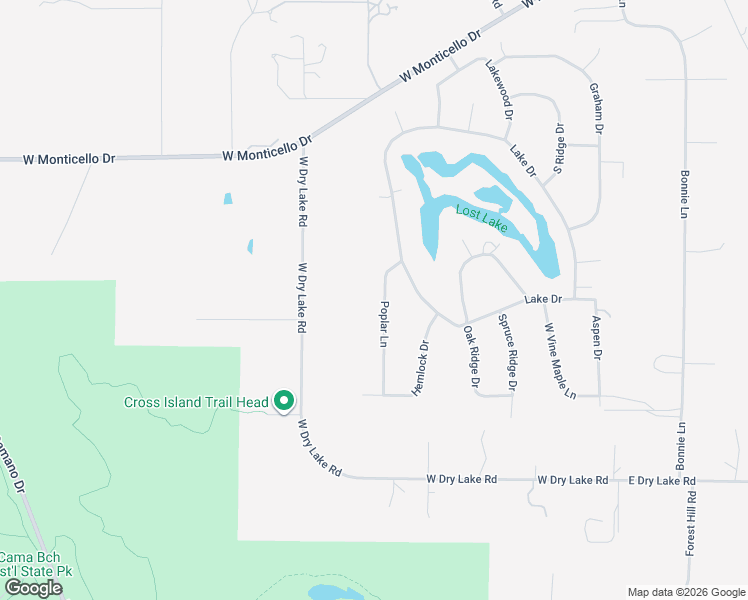map of restaurants, bars, coffee shops, grocery stores, and more near 1598 Poplar Lane in Camano