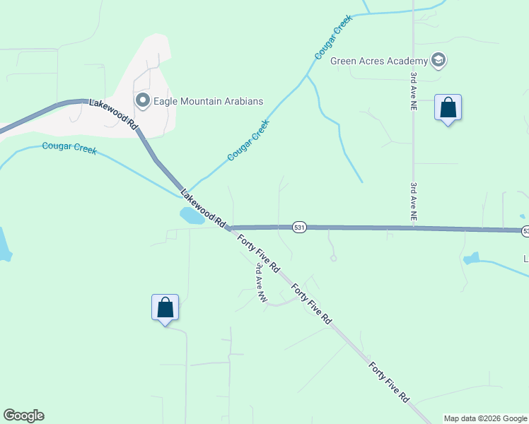 map of restaurants, bars, coffee shops, grocery stores, and more near 229 172nd Street Northwest in Arlington