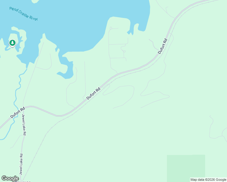 map of restaurants, bars, coffee shops, grocery stores, and more near 8274-8358 Dufort Road in Sagle