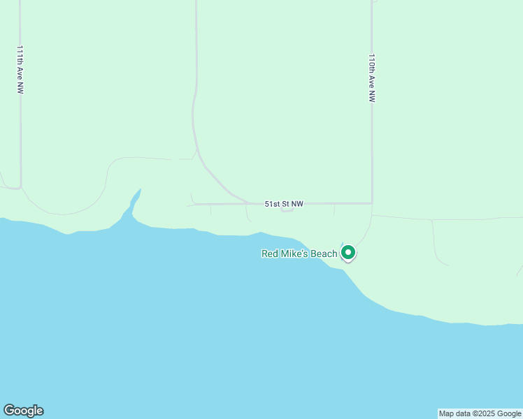 map of restaurants, bars, coffee shops, grocery stores, and more near 11028 51st Street Northwest in Ray