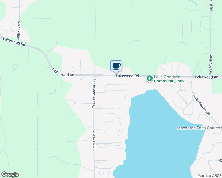 map of restaurants, bars, coffee shops, grocery stores, and more near 5007 174th Place Northwest in Stanwood