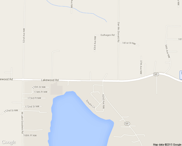 map of restaurants, bars, coffee shops, grocery stores, and more near 4323 Lakewood Road in Stanwood