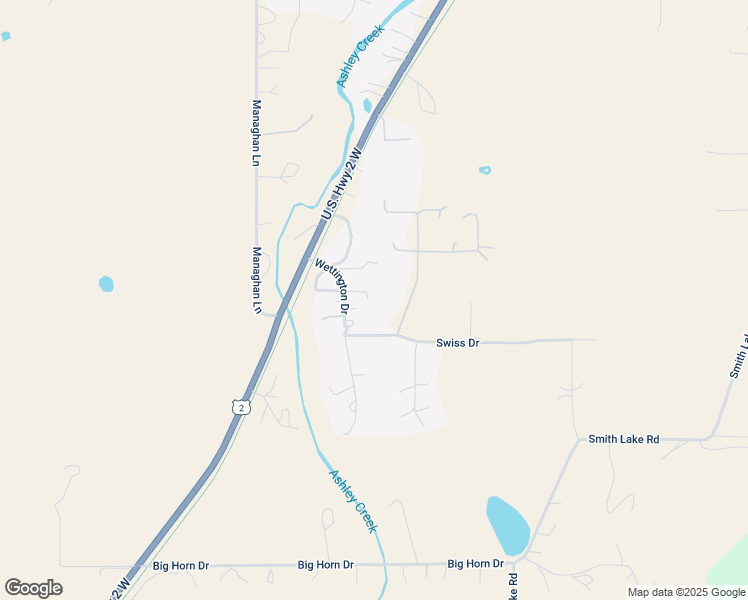 map of restaurants, bars, coffee shops, grocery stores, and more near 83 Wettington Dr in Kalispell