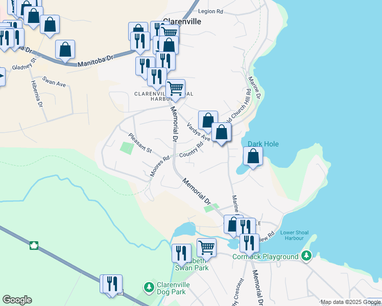 Map Of Clarenville Nl Country Road, Clarenville Nl - Walk Score