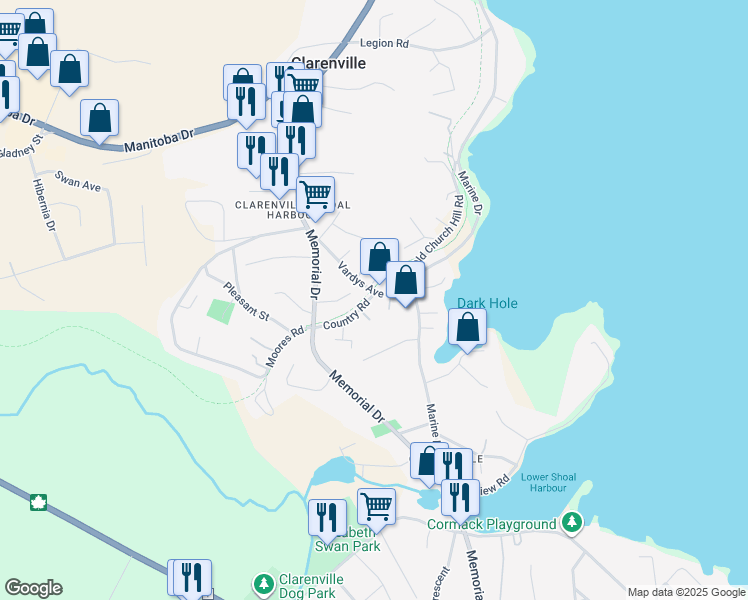 Map Of Clarenville Nl 9 Country Road, Clarenville Nl - Walk Score