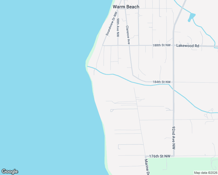 map of restaurants, bars, coffee shops, grocery stores, and more near 18316 Clarence Avenue in Stanwood