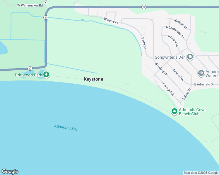 map of restaurants, bars, coffee shops, grocery stores, and more near 225 Keystone Avenue in Coupeville