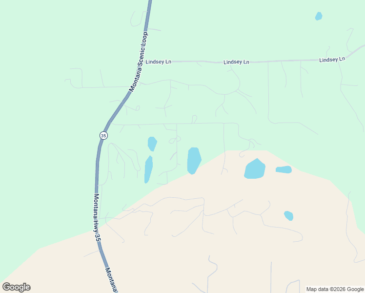 map of restaurants, bars, coffee shops, grocery stores, and more near 43 Meadowlark Ridge Road in Kalispell