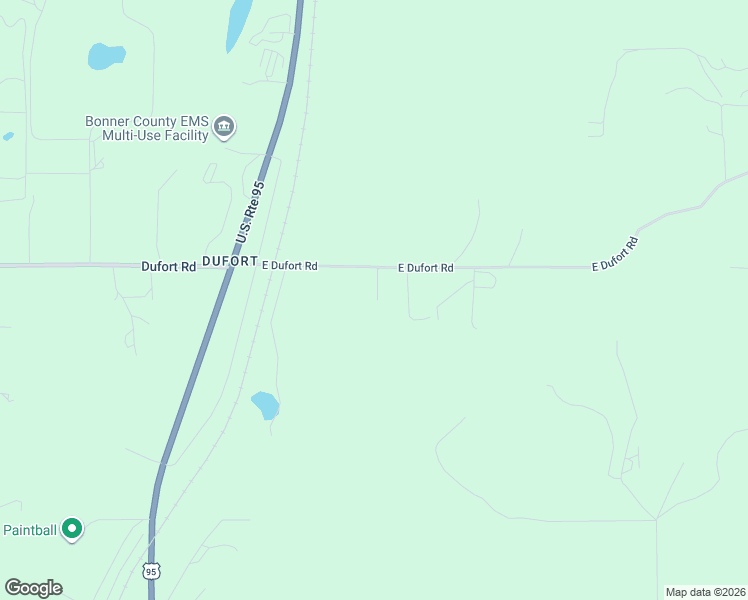 map of restaurants, bars, coffee shops, grocery stores, and more near 286 East Dufort Road in Sagle