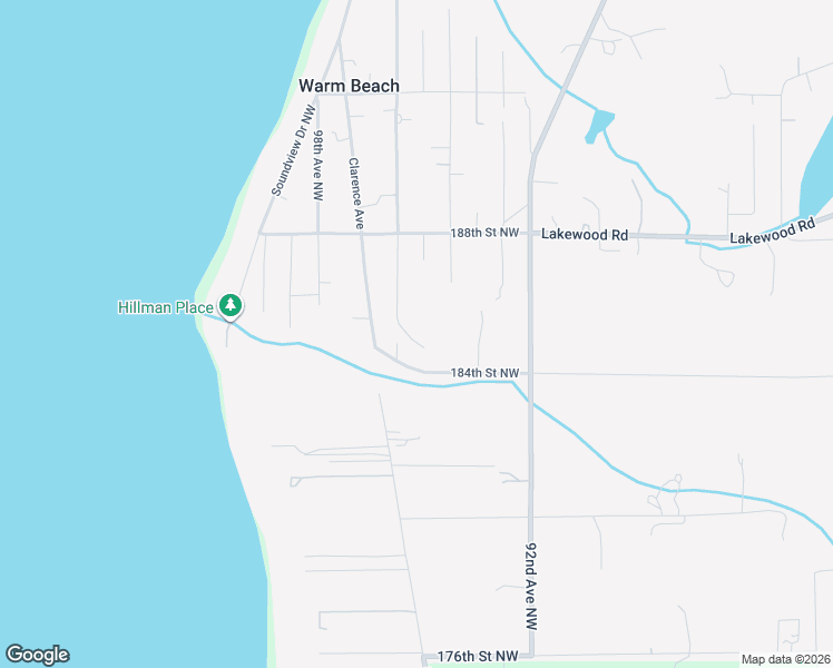 map of restaurants, bars, coffee shops, grocery stores, and more near 18533 96th Avenue Northwest in Stanwood