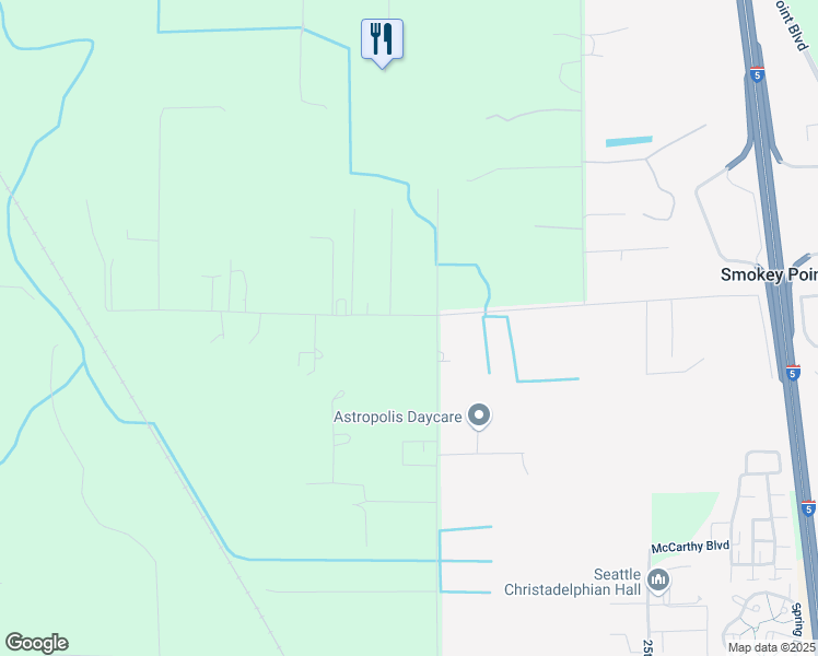 map of restaurants, bars, coffee shops, grocery stores, and more near 1710 188th Street Northeast in Arlington