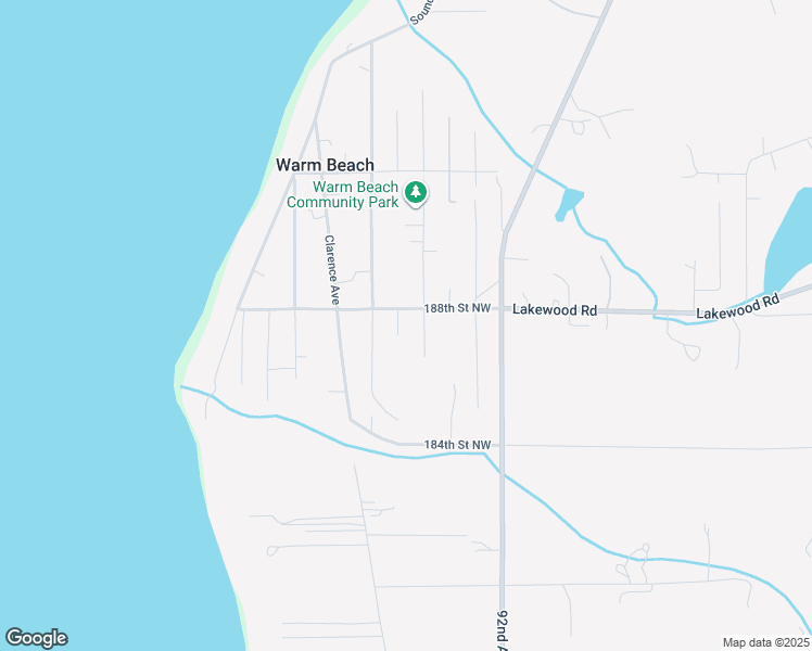 map of restaurants, bars, coffee shops, grocery stores, and more near 18716 94th Drive Northwest in Stanwood