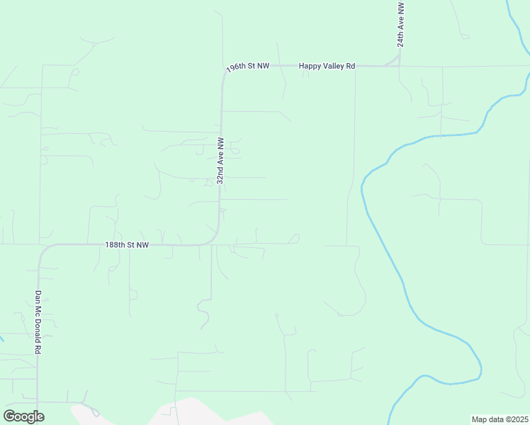 map of restaurants, bars, coffee shops, grocery stores, and more near 18929 32nd Avenue Northwest in Stanwood