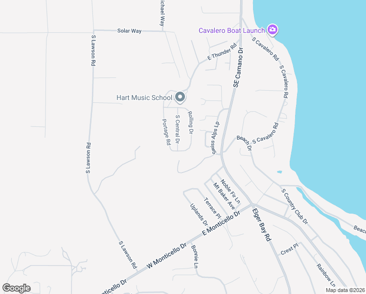 map of restaurants, bars, coffee shops, grocery stores, and more near 1198 Rolling Drive in Camano
