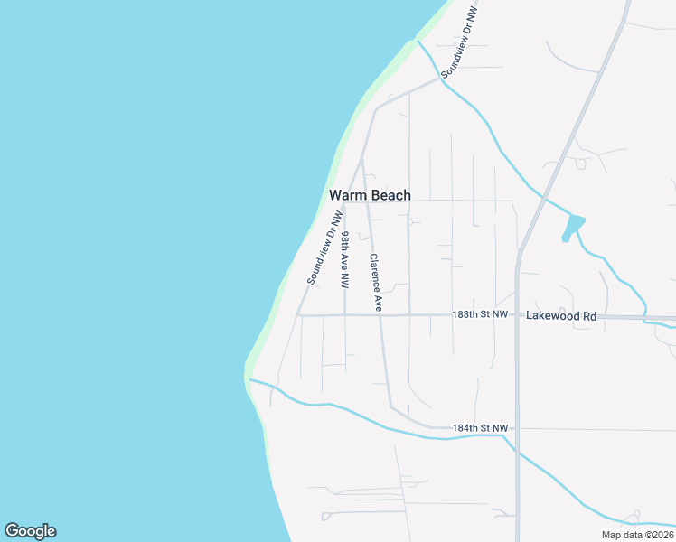 map of restaurants, bars, coffee shops, grocery stores, and more near 18916 98th Ave NW in Stanwood