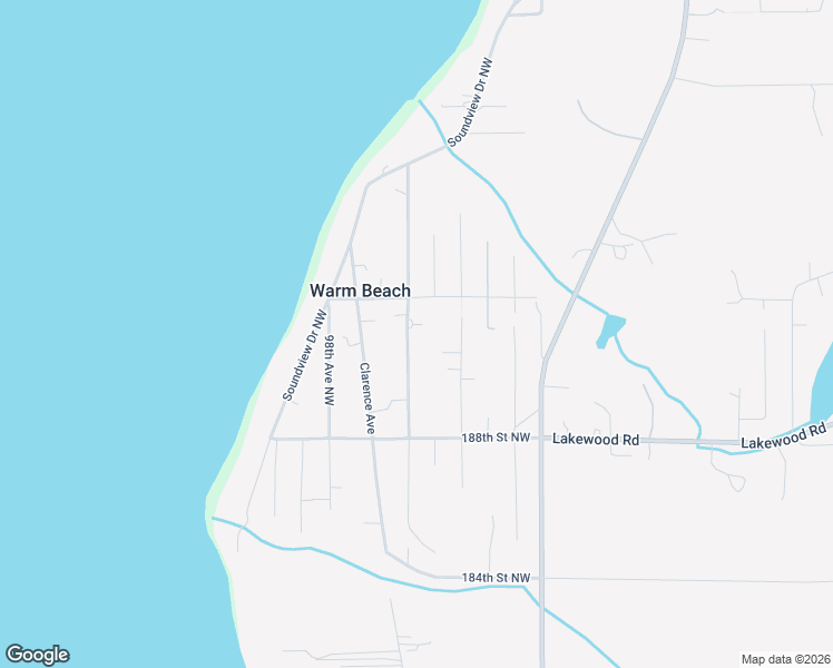 map of restaurants, bars, coffee shops, grocery stores, and more near 19031 96th Avenue Northwest in Stanwood