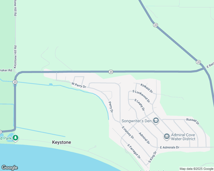 map of restaurants, bars, coffee shops, grocery stores, and more near 1084 South Halsey Drive in Coupeville