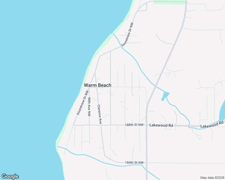 map of restaurants, bars, coffee shops, grocery stores, and more near 19031 96th Avenue Northwest in Stanwood