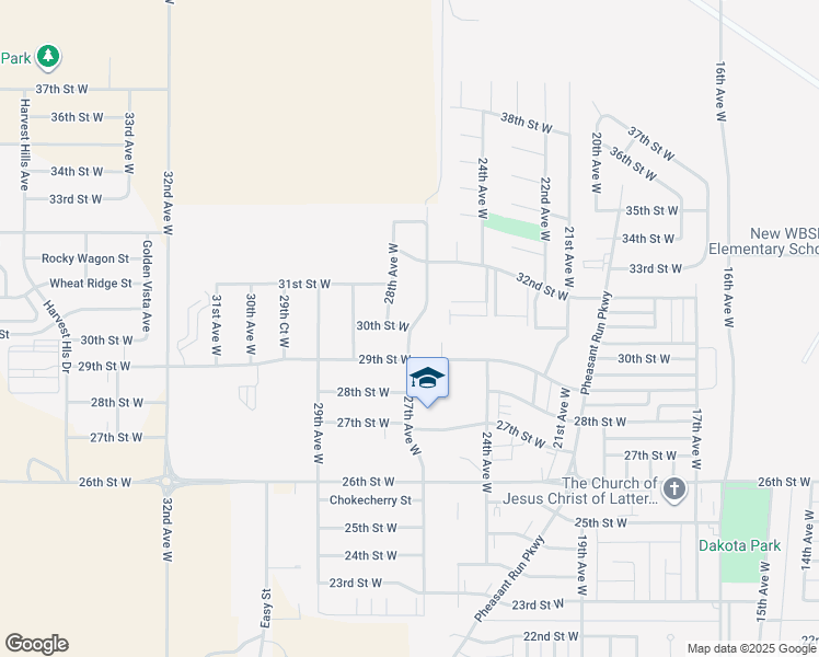 map of restaurants, bars, coffee shops, grocery stores, and more near 2811 27th Avenue West in Williston