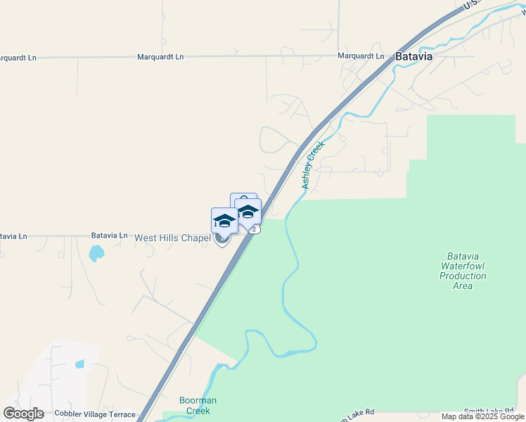 map of restaurants, bars, coffee shops, grocery stores, and more near 2533 U.S. 2 in Kalispell