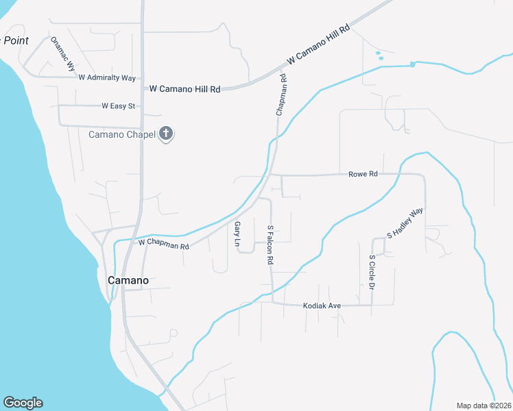 map of restaurants, bars, coffee shops, grocery stores, and more near 663 Chapman Road in Camano